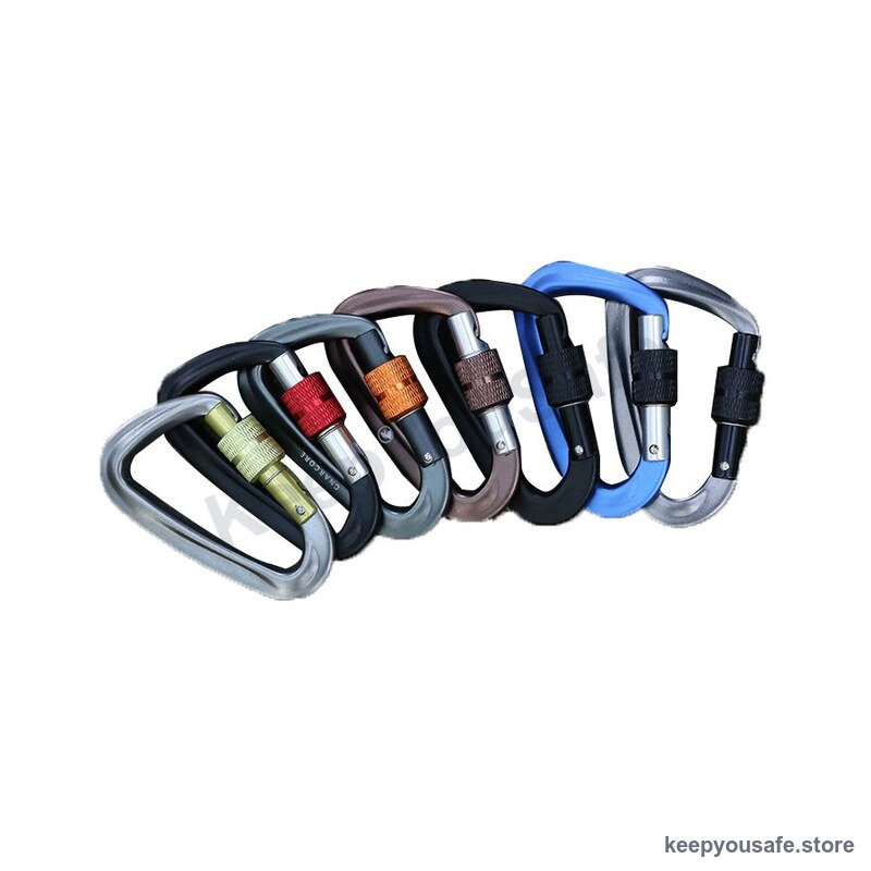 KeepYouSafe Aluminium Carabiner Set (5-Pack)
