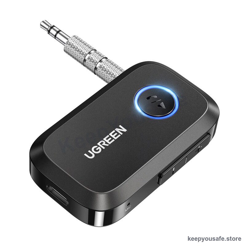 KeepYouSafe Car AUX Bluetooth Adapter