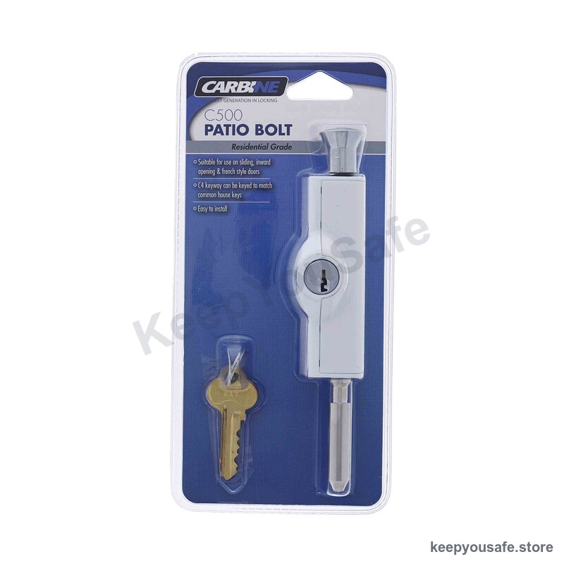 KeepYouSafe Keyed Patio Bolt
