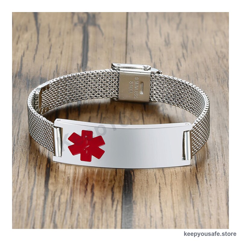 KeepYouSafe Medical Alert ID Bracelet — KeepYouSafe
