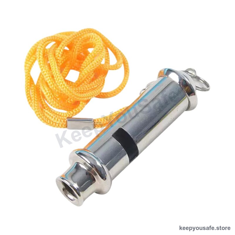 KeepYouSafe Metal Safety Whistle (Dual-Tone) — KeepYouSafe