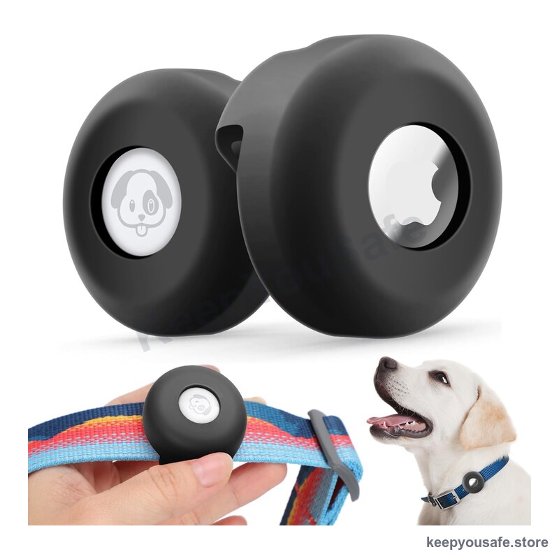 KeepYouSafe Pet Tag Tracker + Silicone Collar Holder — KeepYouSafe
