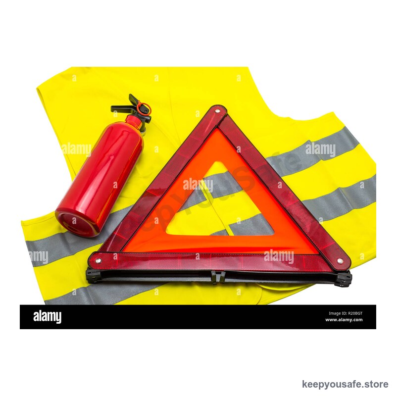 KeepYouSafe Reflective Vest + Warning Triangle Kit