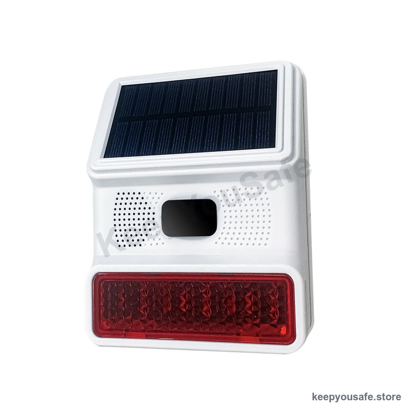 KeepYouSafe Solar Siren & Strobe Alarm — KeepYouSafe