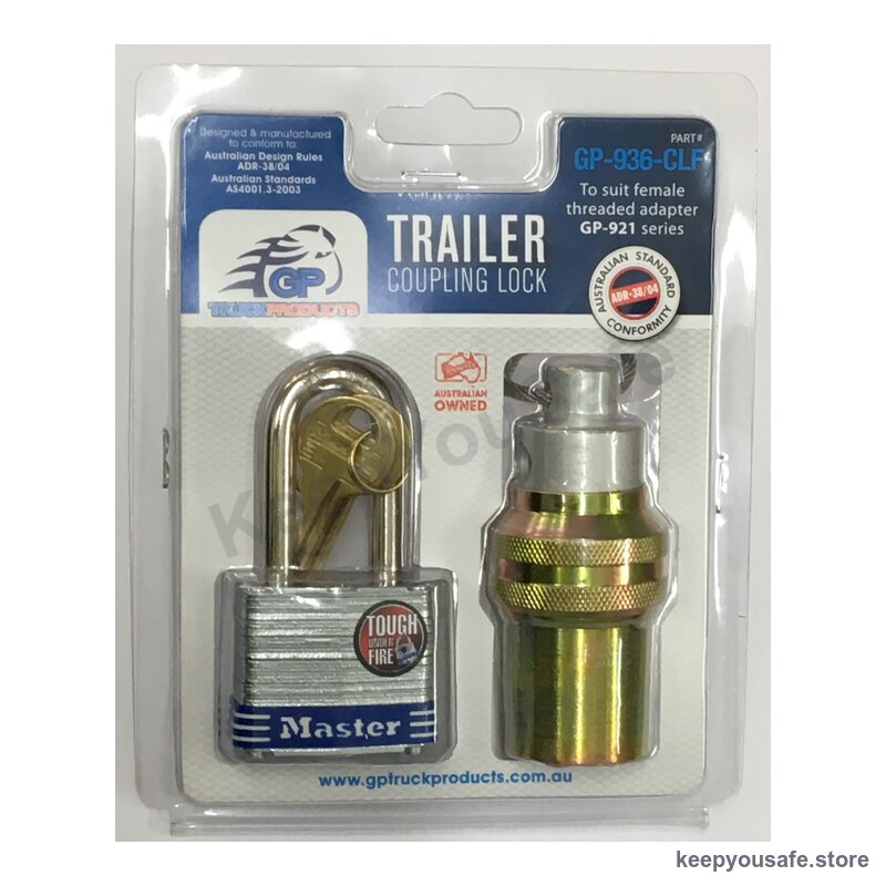 KeepYouSafe Trailer Coupling Lock