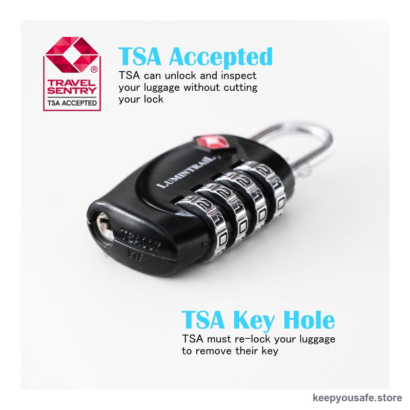 KeepYouSafe TSA Combination Luggage Lock