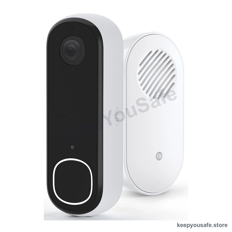 KeepYouSafe 2K Video Doorbell with Chime — KeepYouSafe