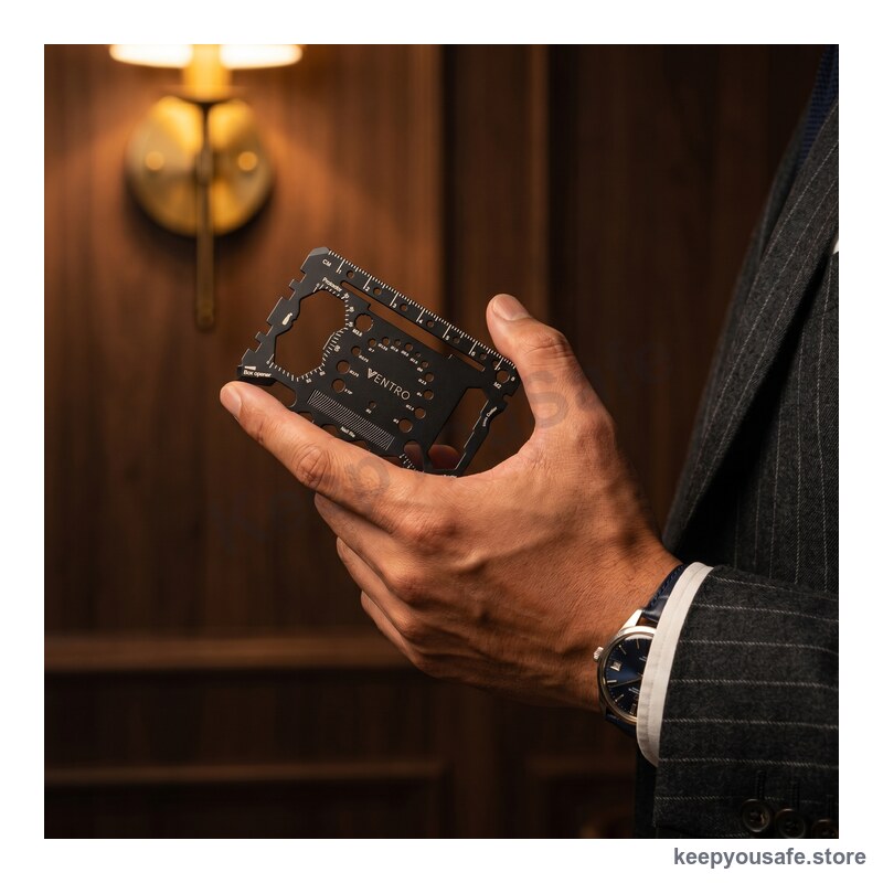 KeepYouSafe Wallet Multitool Card